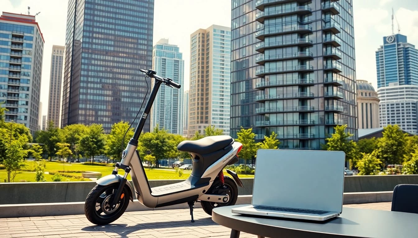 Erfahre, wie e roller leasing umweltfreundliche Mobilität fördert und die Stadt erobert.
