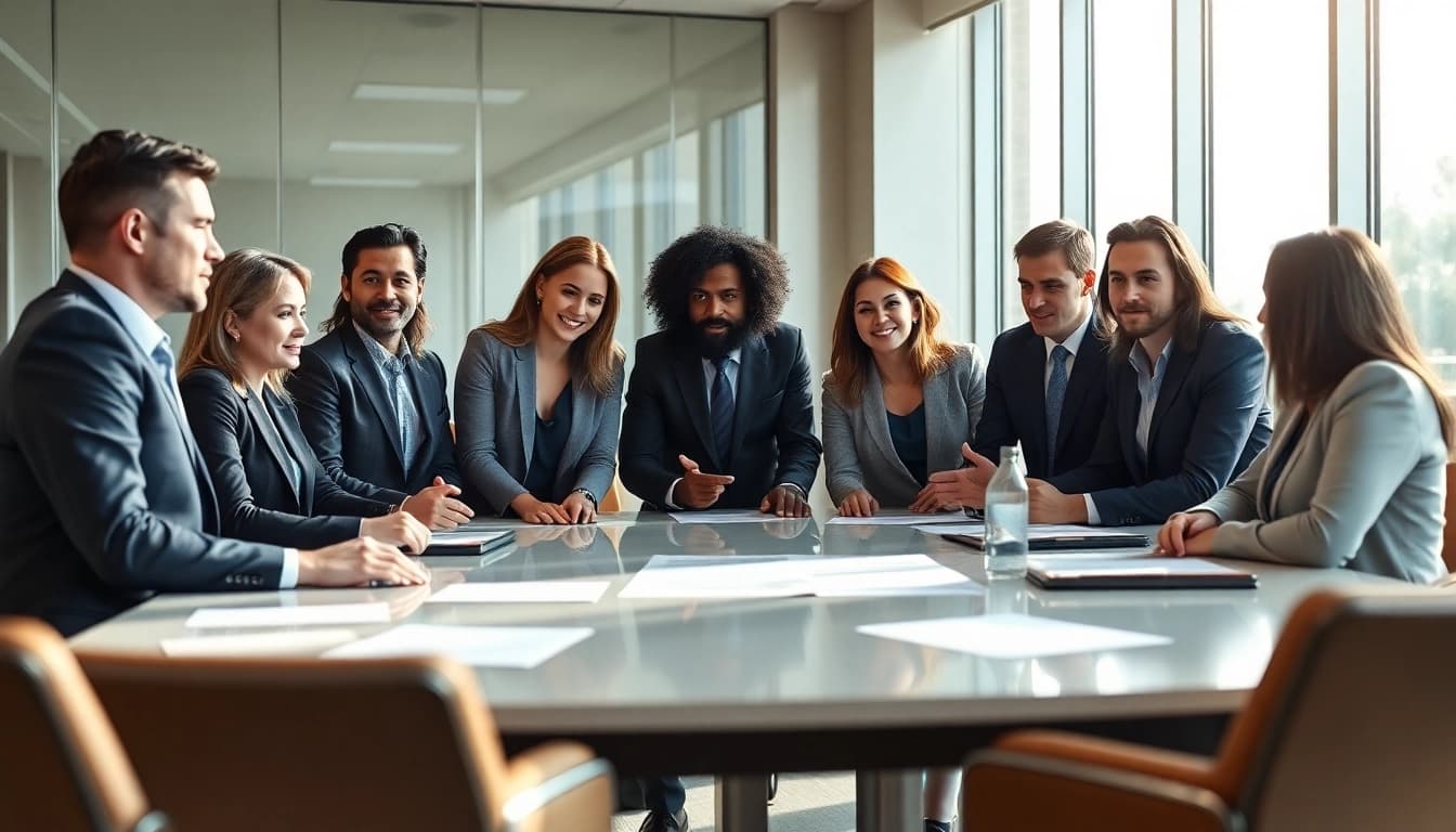 Attorneys engaging in a strategic meeting at https://www.expertlawattorneys.com, showcasing collaboration and professionalism.