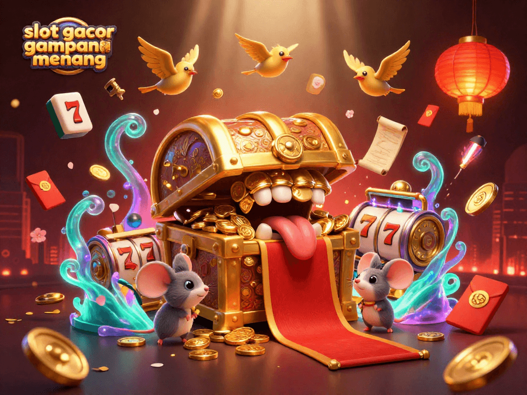 Engage with slot gacor gampang menang through a colorful 3D treasure-themed casino adventure.