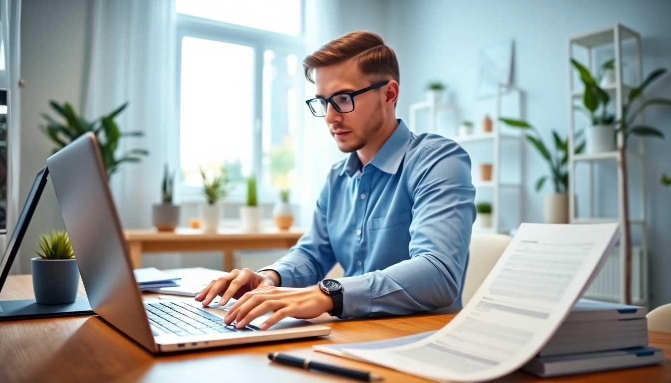 Engaged virtual tax preparer focused on delivering expert services while working remotely.