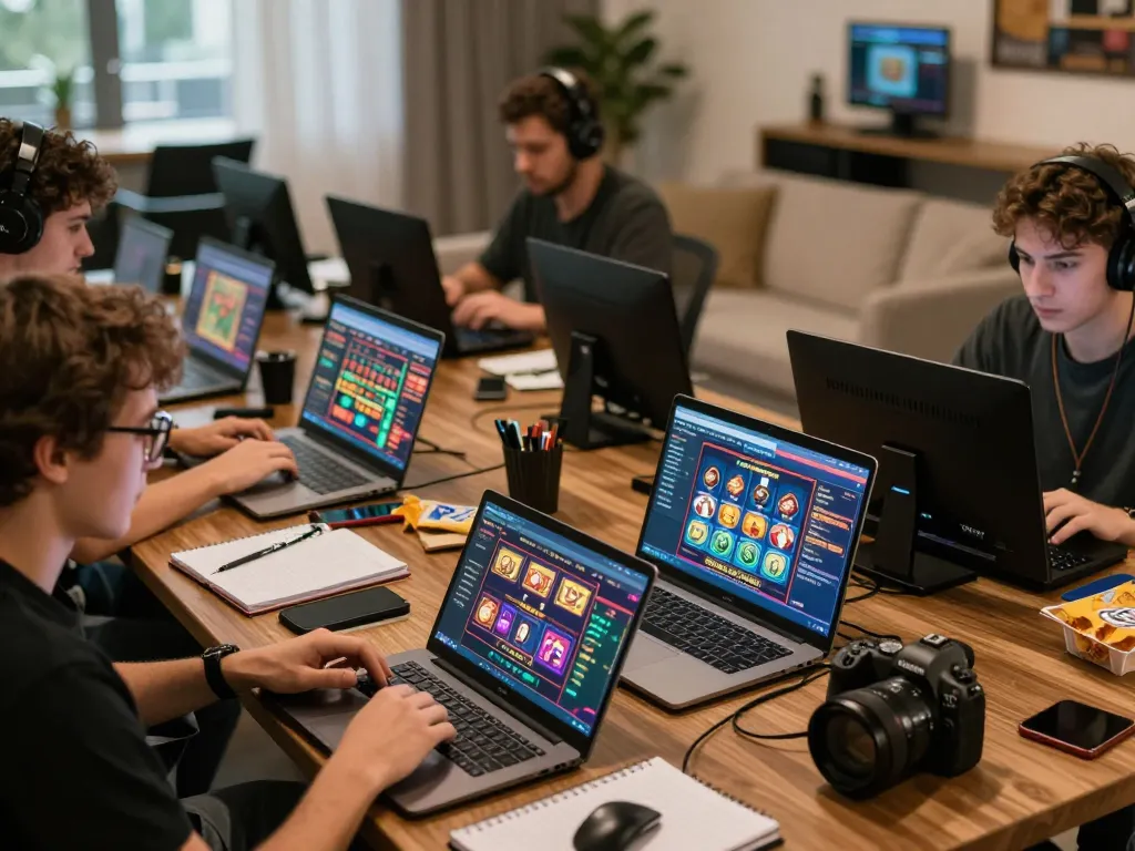 Players engaging with casino games on TG88 during a vibrant online gaming session.