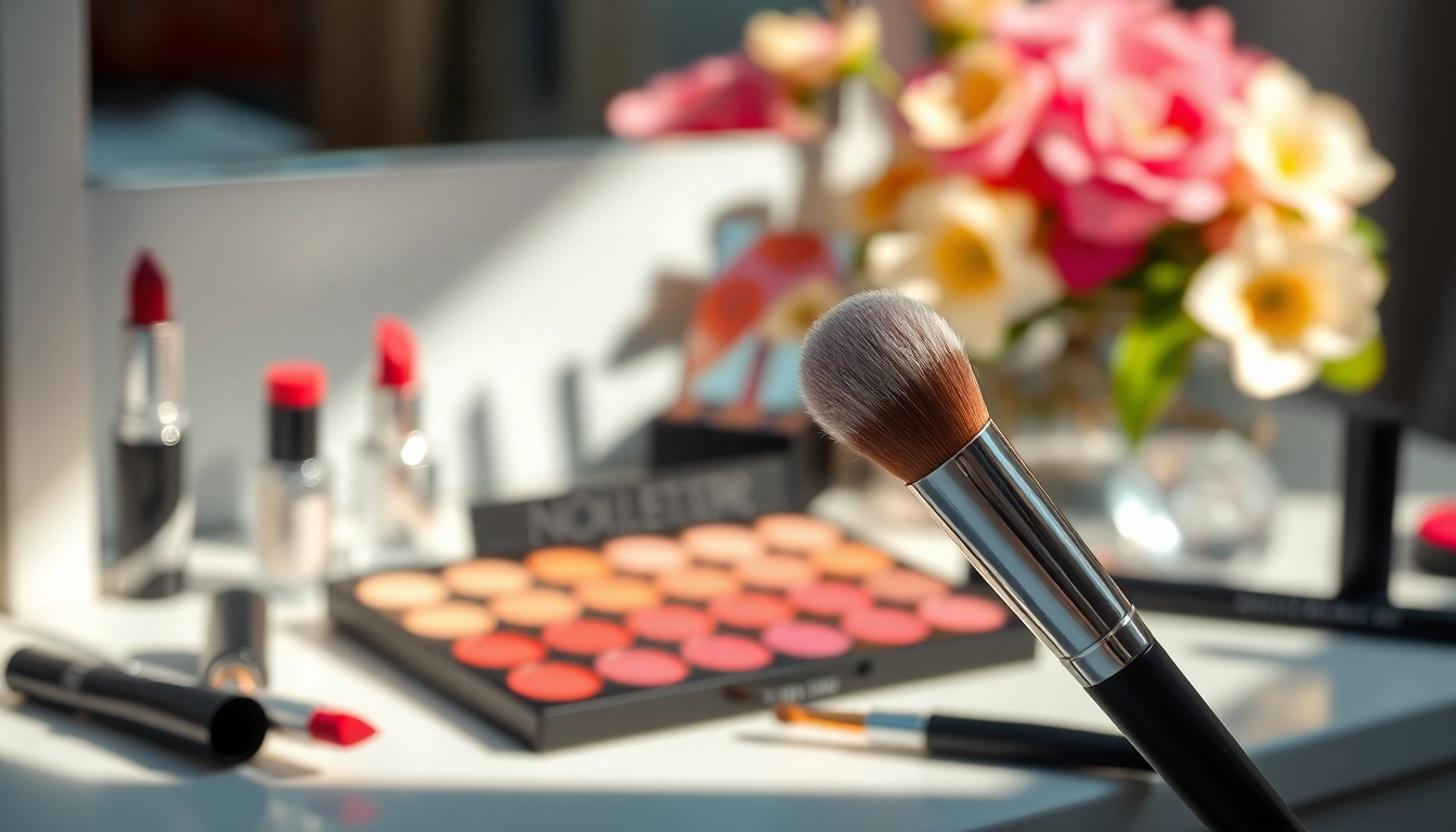 Use a lip blending brush to achieve a flawless color transition on your lips.