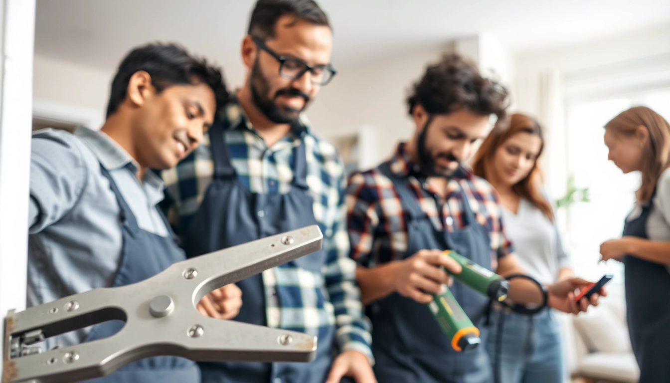 Vancouver electrician collaborating with a diverse team on home electrical projects.