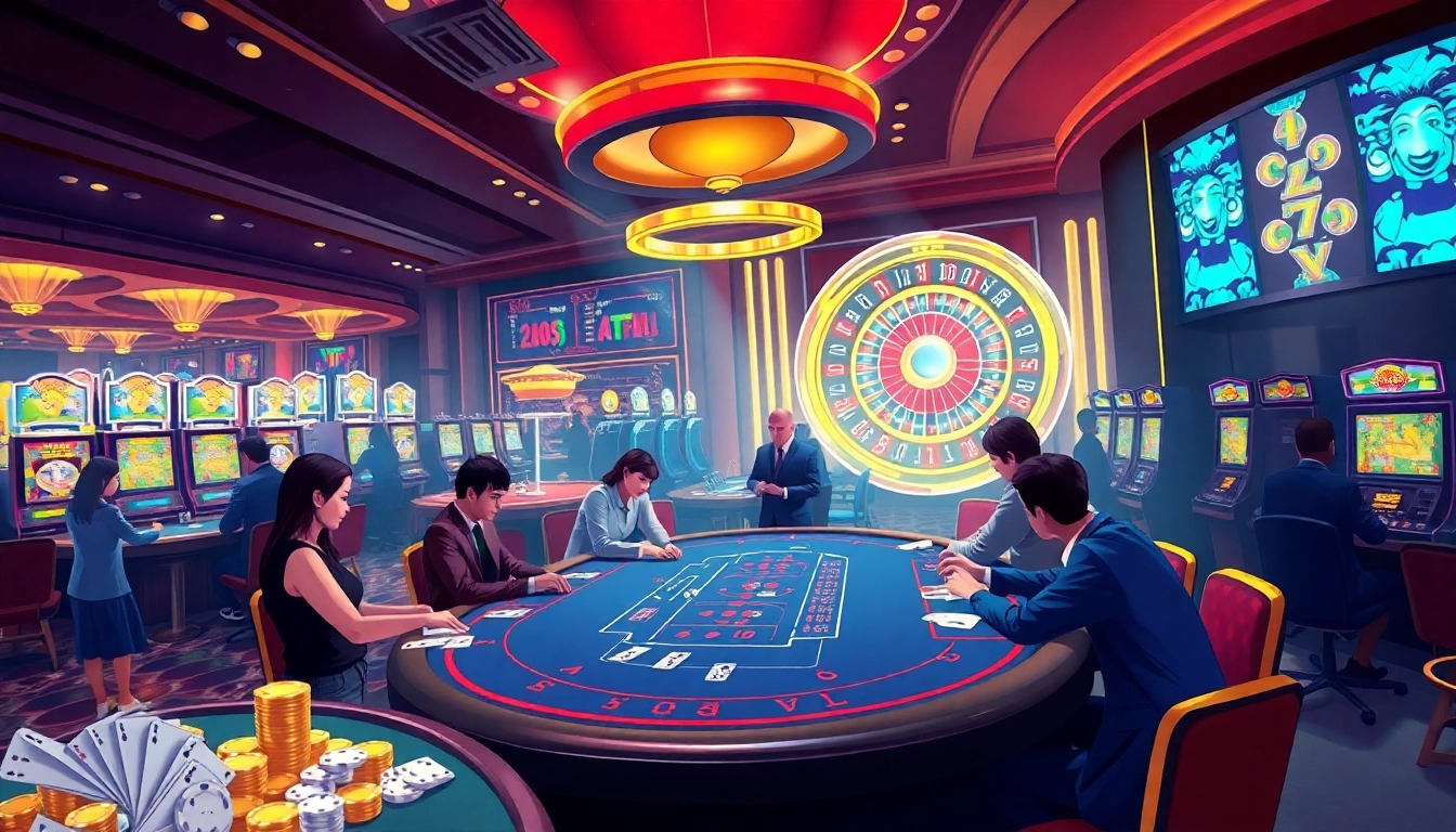 Experience the thrill of high-stakes gaming at https://top10nhacai.gg/ with vibrant casino action.