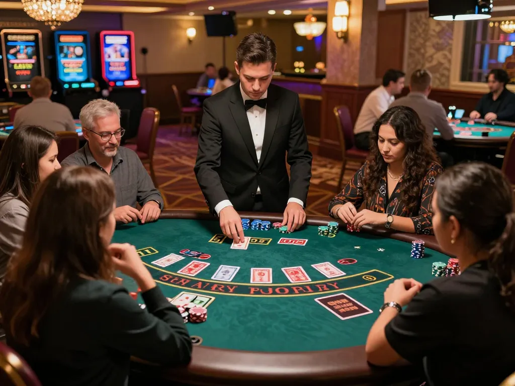 Experience the thrill of Spin Panda live casino where players engage with live dealers, adding excitement to the game.