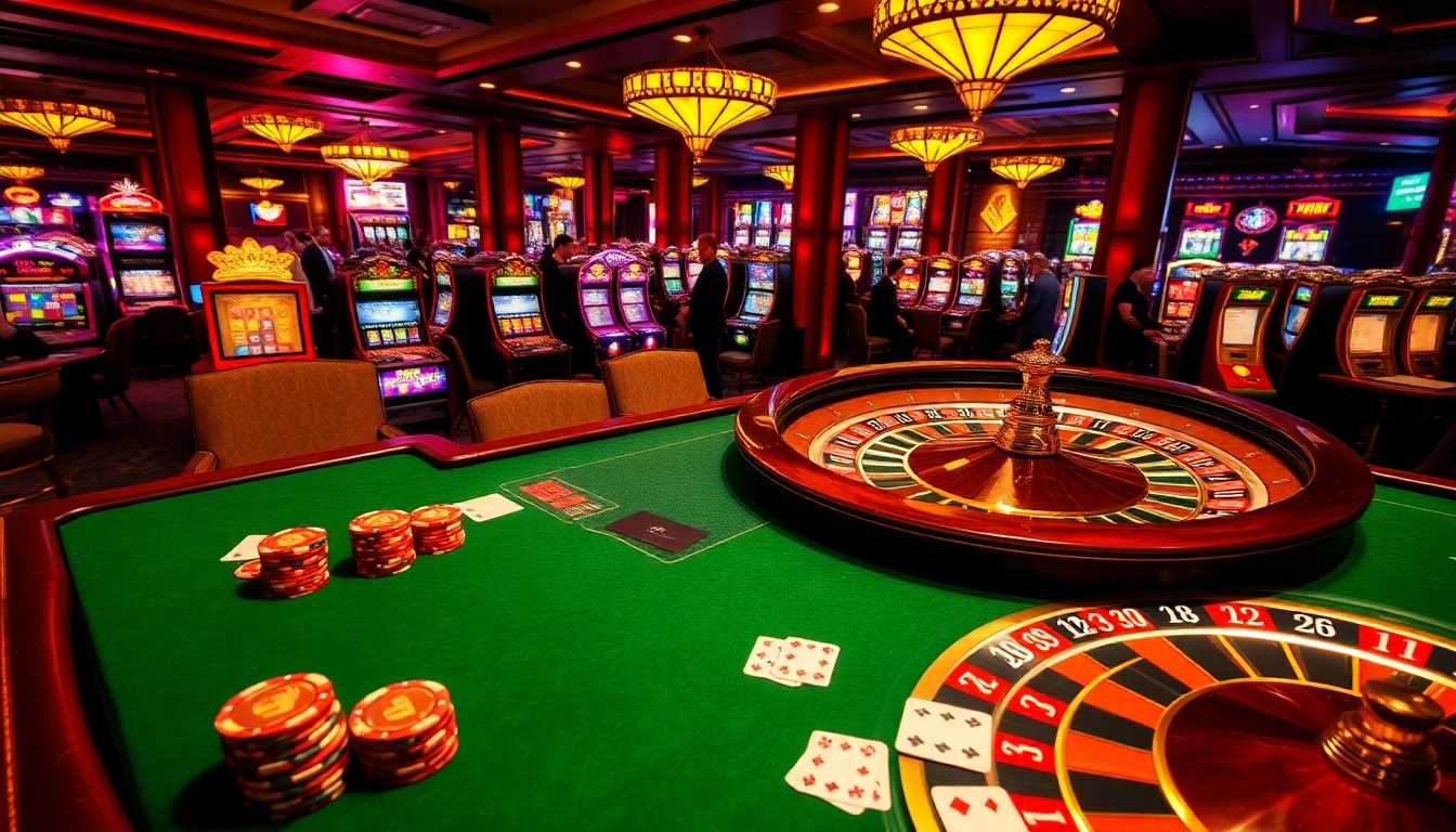 Players enjoying the vibrant atmosphere of MM88COM with dynamic casino games in action.