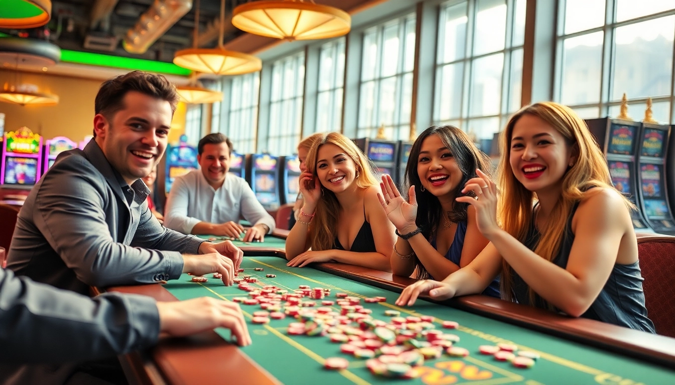 Experience the excitement of 8win malaysia with vibrant casino action and happy gamers.