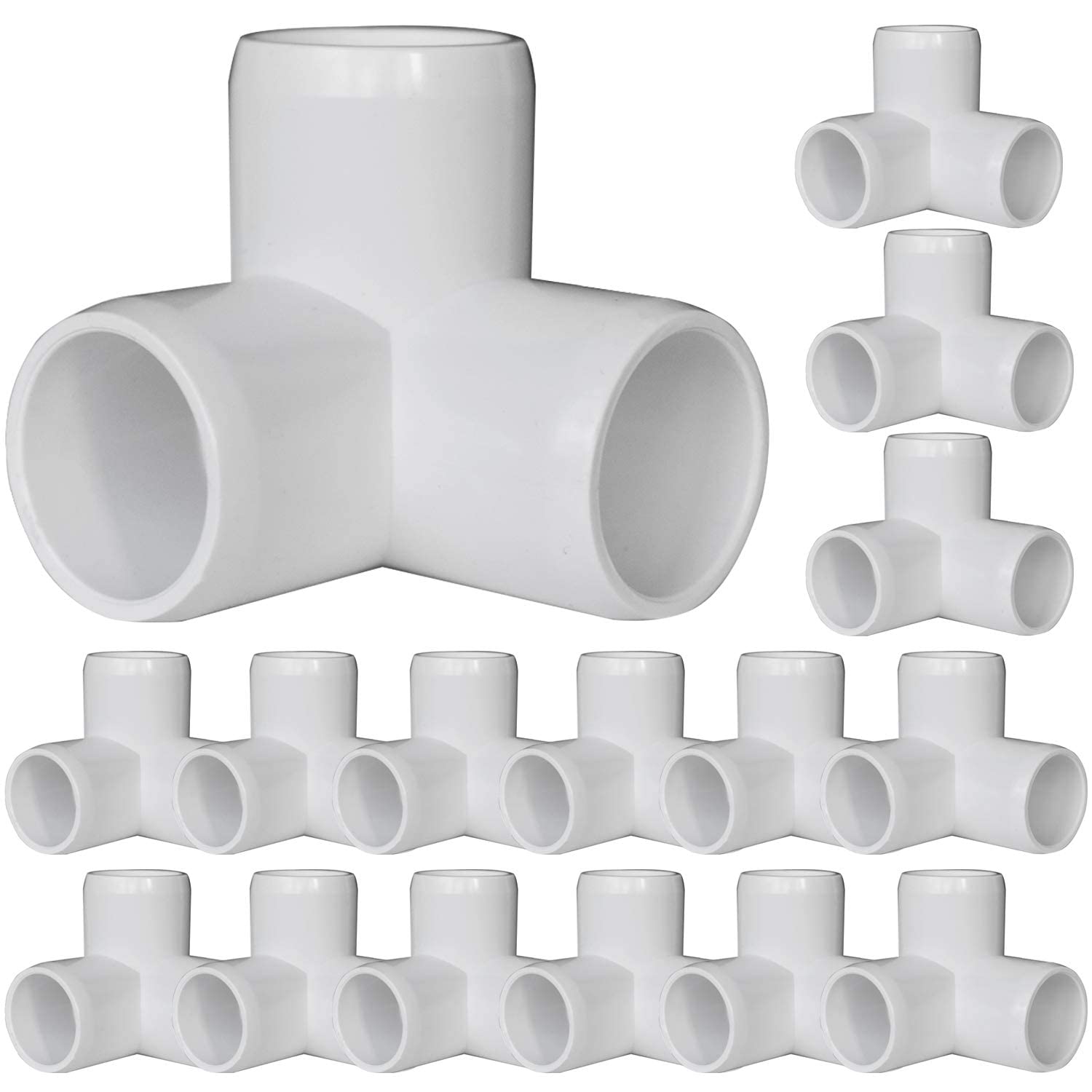 High-Performance Three Way Pipe Connector for Multi-Line Systems