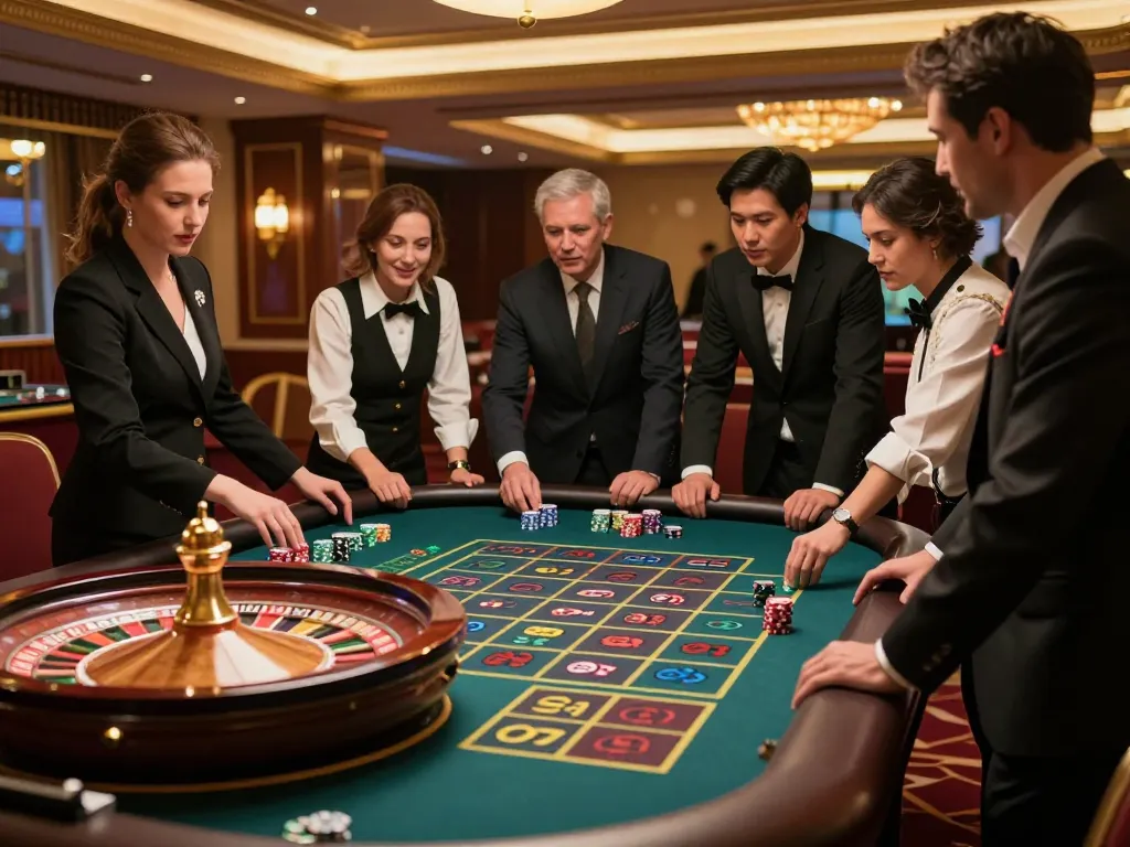 Watch players engaging in a thrilling roulette game, showcasing the excitement and anticipation of giường bệnh nhân.