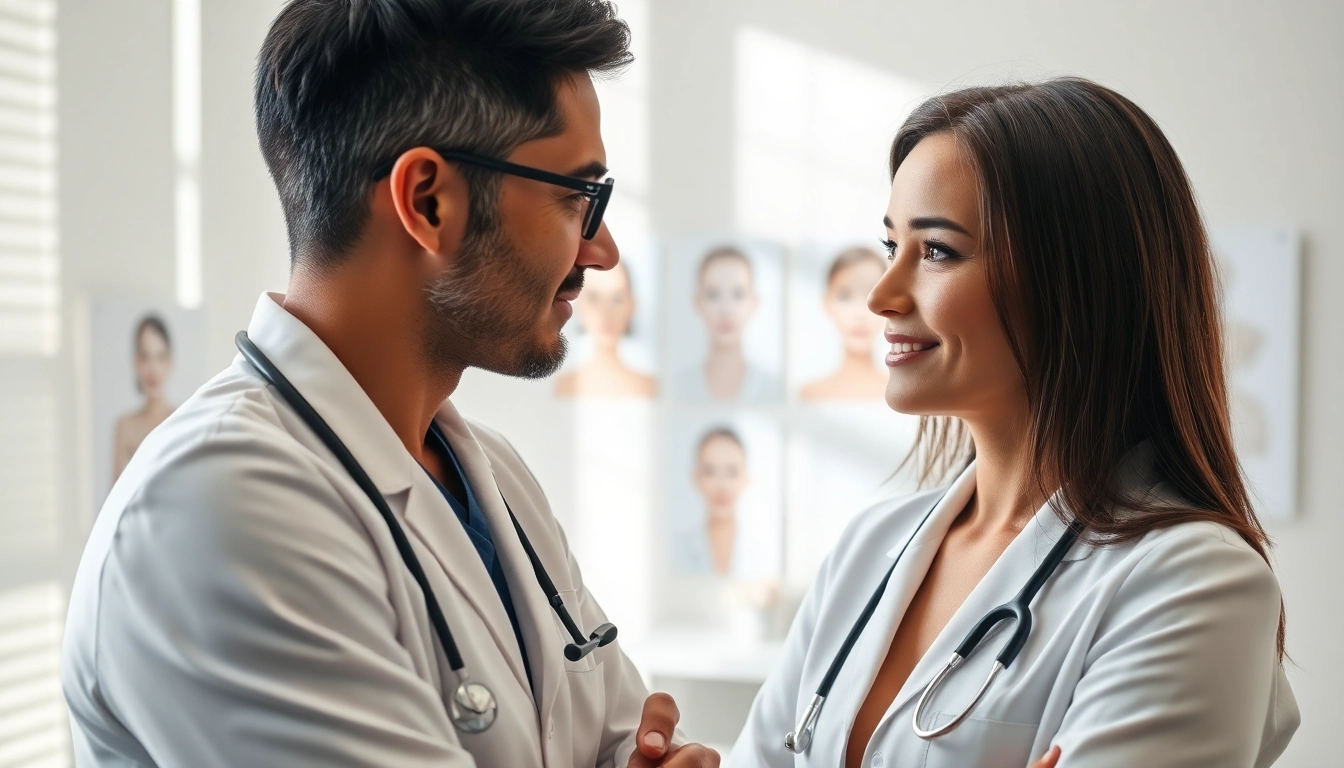 Erfahrene Beratung zur plastischen Chirurgie Hamburg einer Patientin in moderner Klinik.
