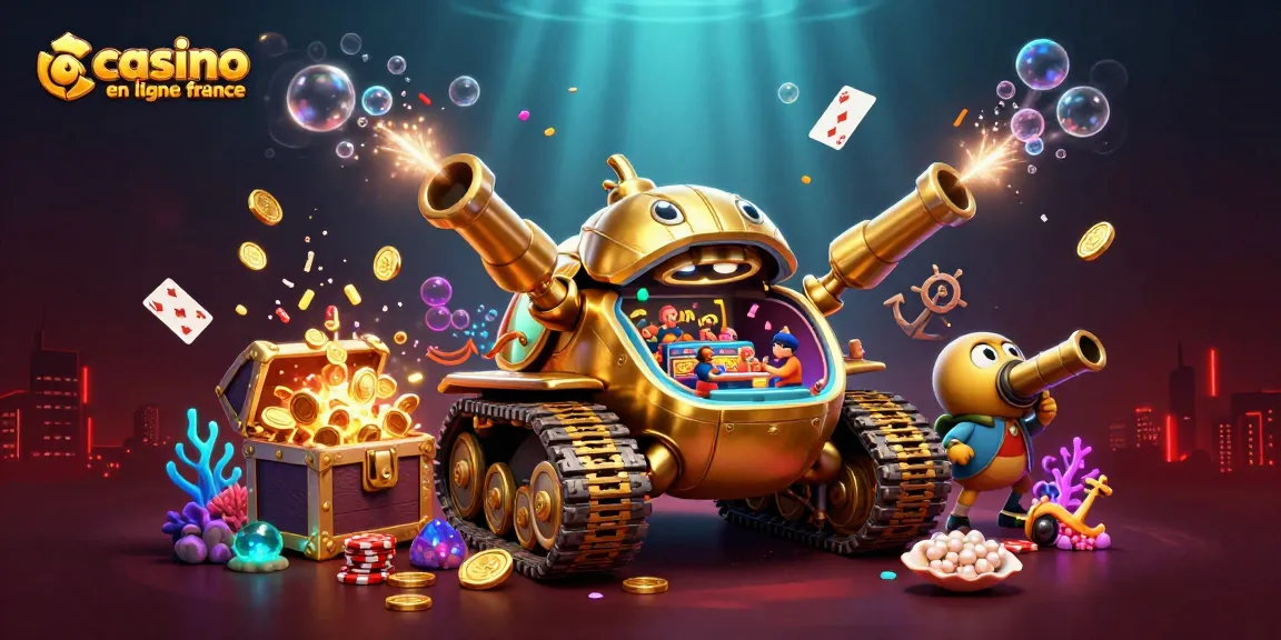 Apprenez à jouer sur un casino en ligne en France avec notre illustration dynamique et ludique.