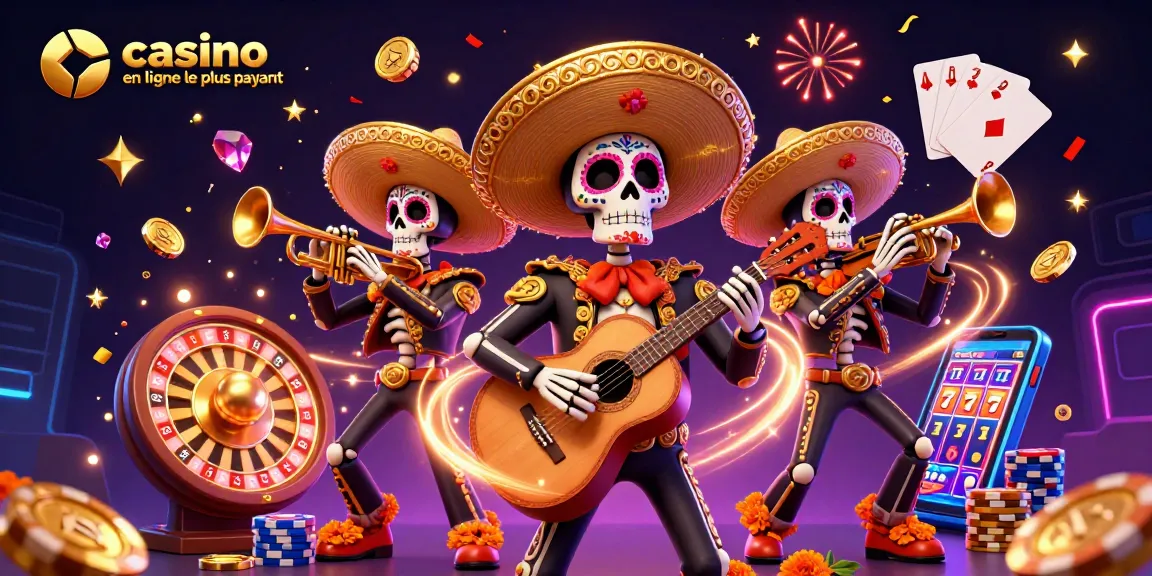 Découvrez les compétitions au casino en ligne le plus payant animées par un groupe coloré de mariachis.
