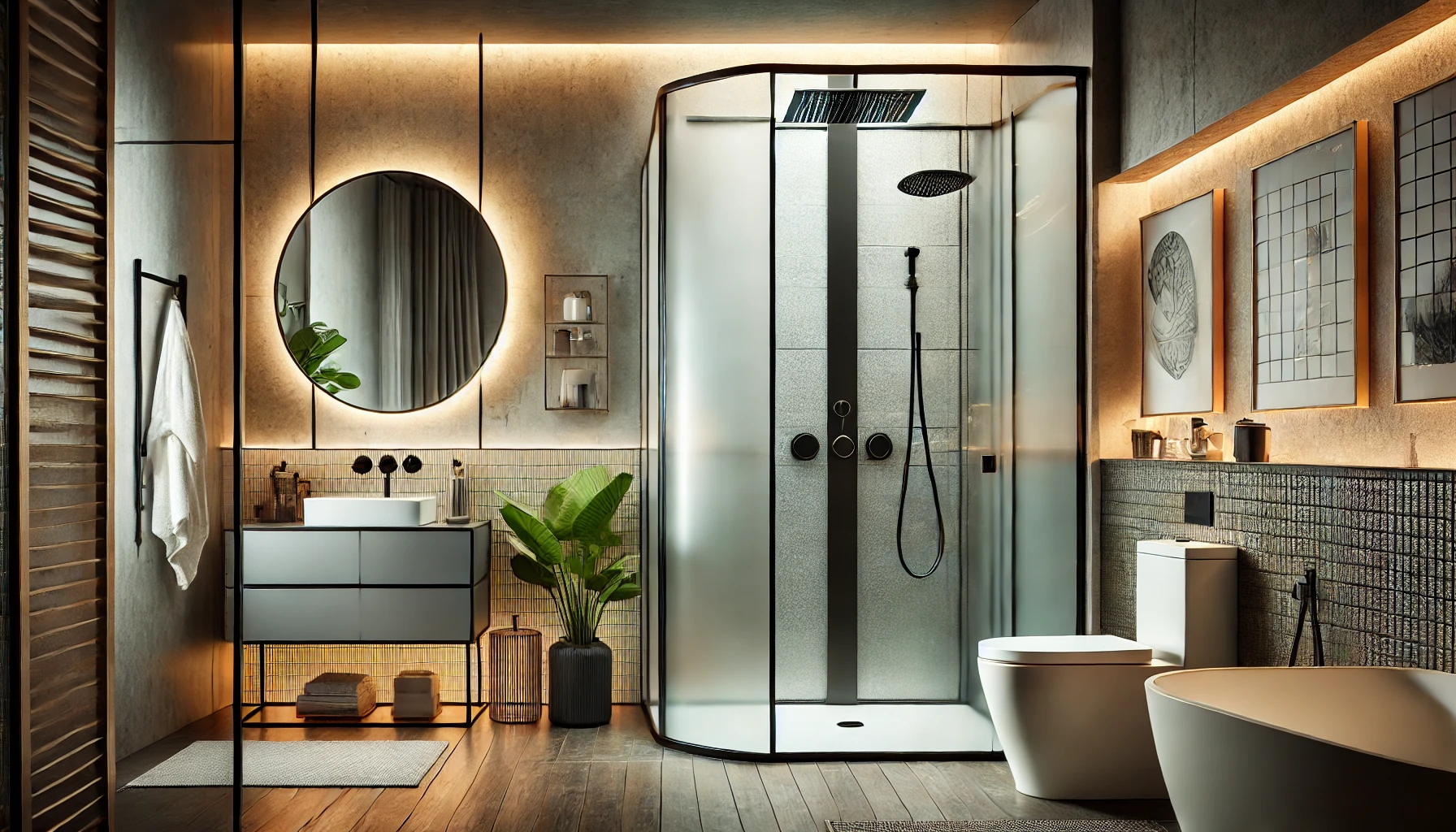 Cabine de douche intégrale : les tendances de 2025