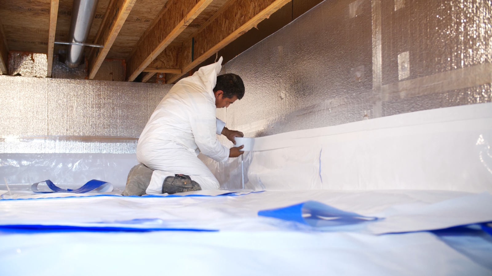 Vapor Barrier Installation Designed to Prevent Mold Growth