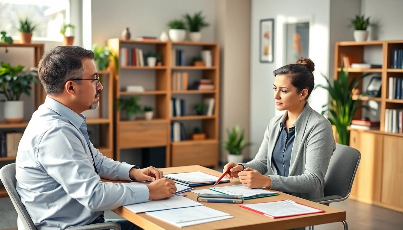 Engaging personality assessments session highlighting a psychologist interacting with a client.