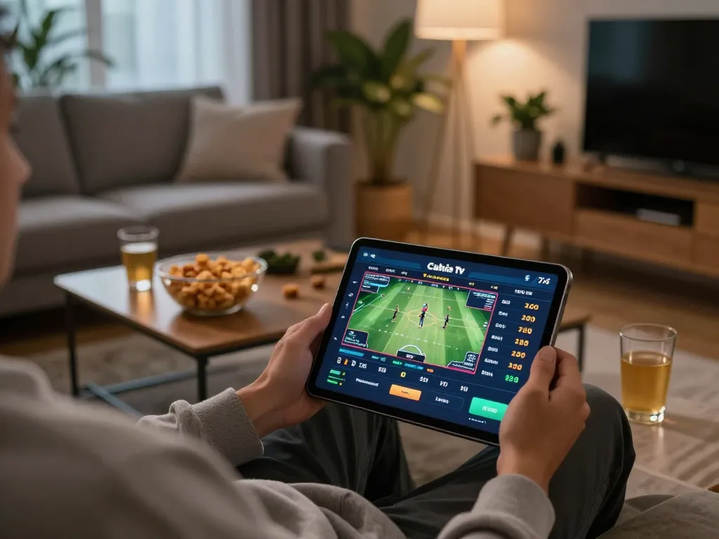 Cakhia tv live sports betting experience from home with engaging interface.