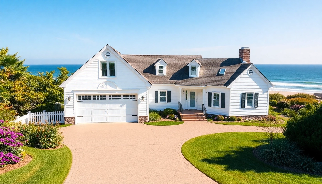 Transform your cape cod home with a graceful attached garage in a coastal setting.