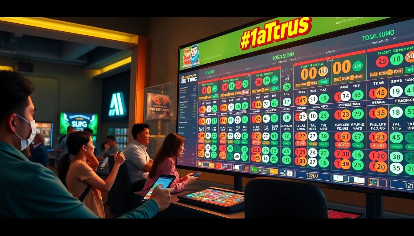Adegan menarik para pemain yang bertaruh pada sumo togel dalam lingkungan permainan online yang mengundang.