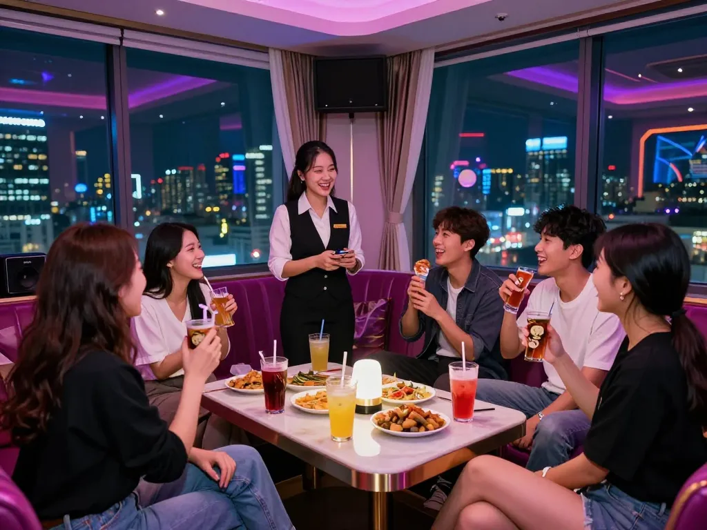 Experience vibrant nightlife at https://www.gangnamtune.com with friends in luxurious karaoke settings.