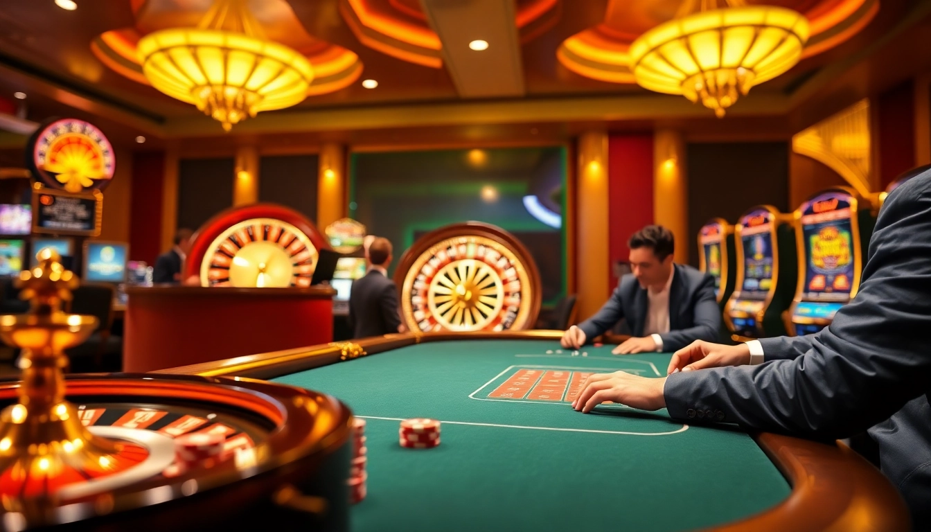 Profiter du poker à enjeux élevés au meilleur casino en ligne avec des jetons colorés et un gameplay excitant.