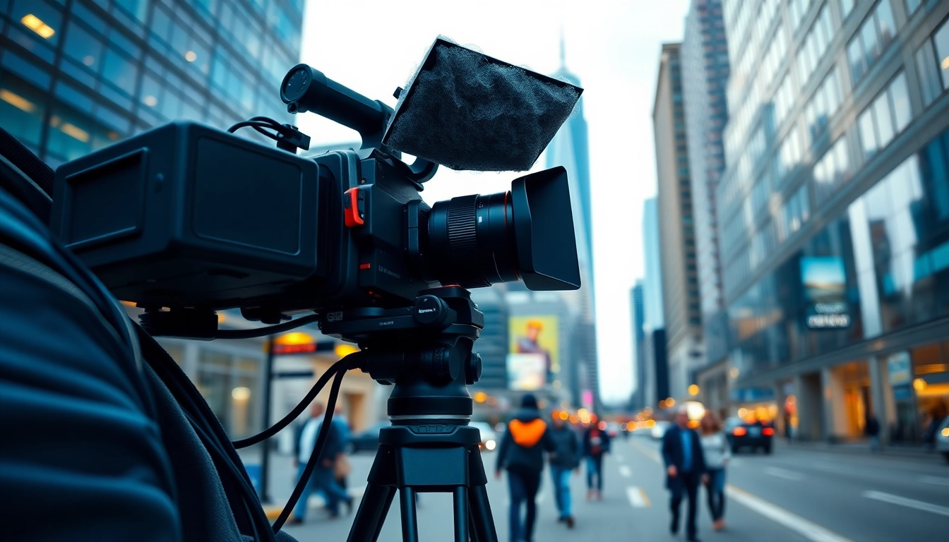 Capturing vibrant city scenes, an Edmonton videographer creates dynamic visuals featuring urban landscapes.