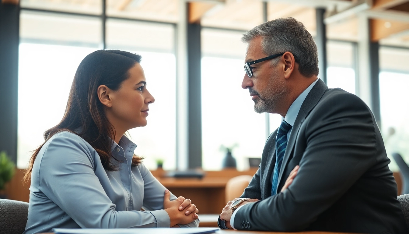 Consulting with a Manassas Personal Injury Lawyer in a professional office setting.