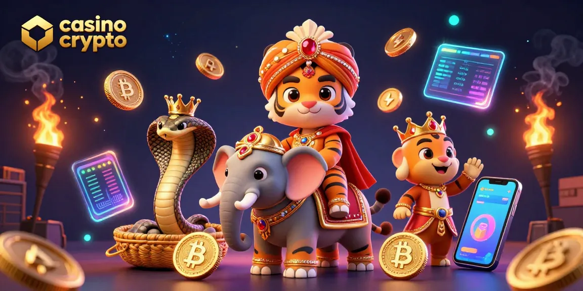 Gioca e vinci nei casino crypto con questa illustrazione dettagliata che rappresenta il mondo del gioco digitale.