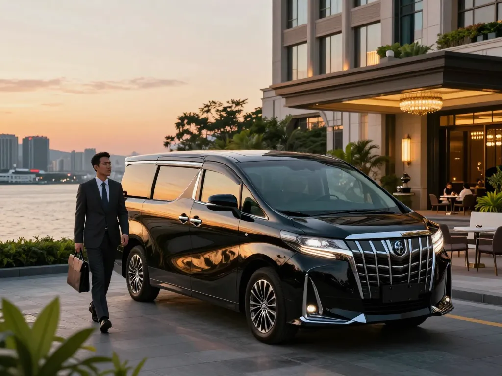Cho thuê xe Toyota Alphard sang trọng tại Hồ Chí Minh, thể hiện sự tinh tế và thoải mái trong một không gian cao cấp.