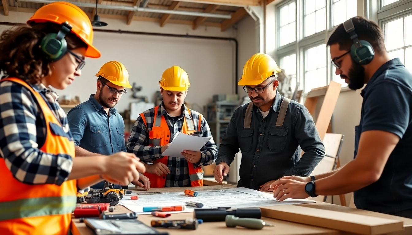 Enhance skills with contractor apprenticeship training session capturing engaged trainees.
