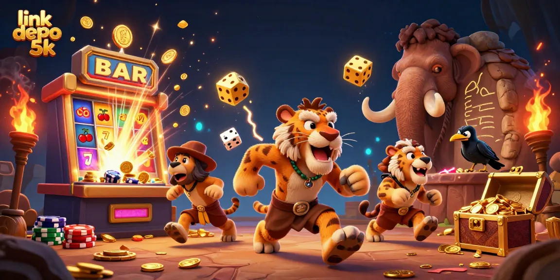 Experience thrilling wins at link depo 5k with vibrant slots and rich casino elements.