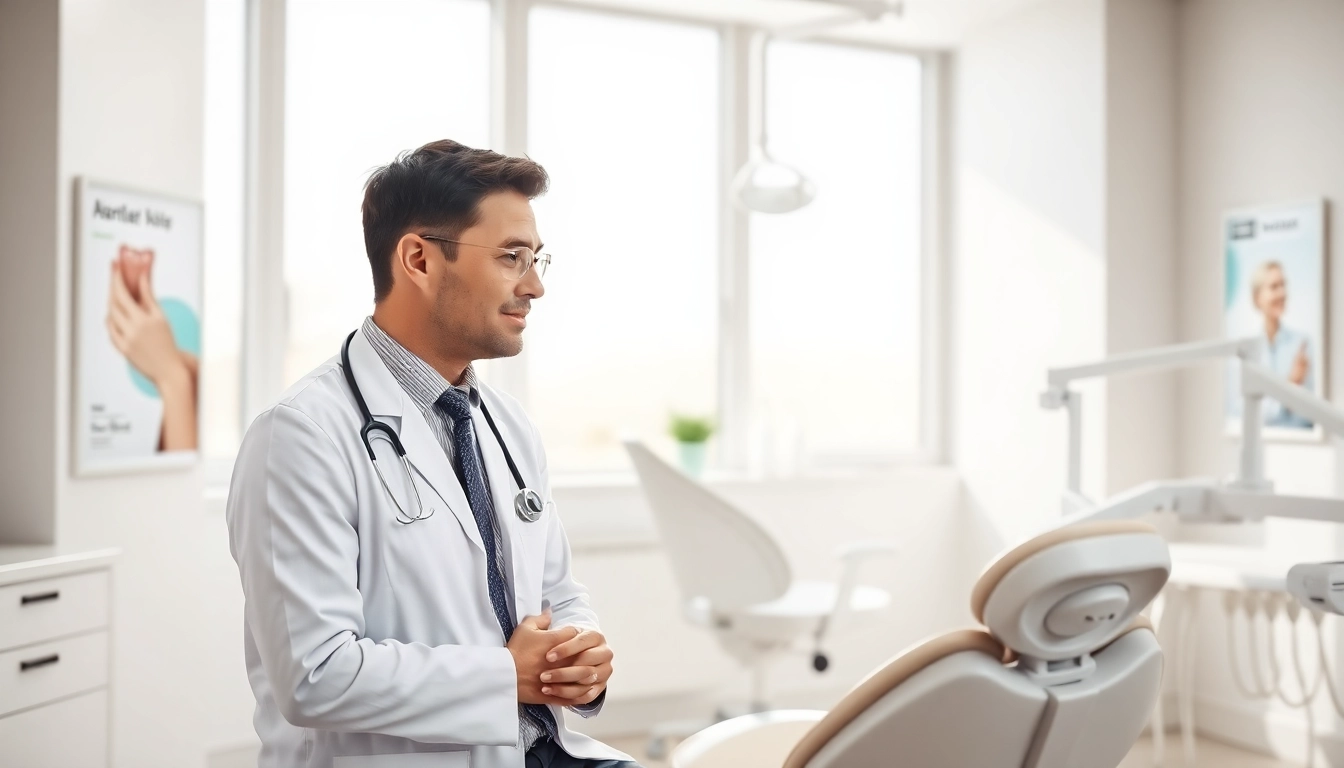 Consultation on Overbite jaw surgery Hawthorn in a modern orthodontic office.