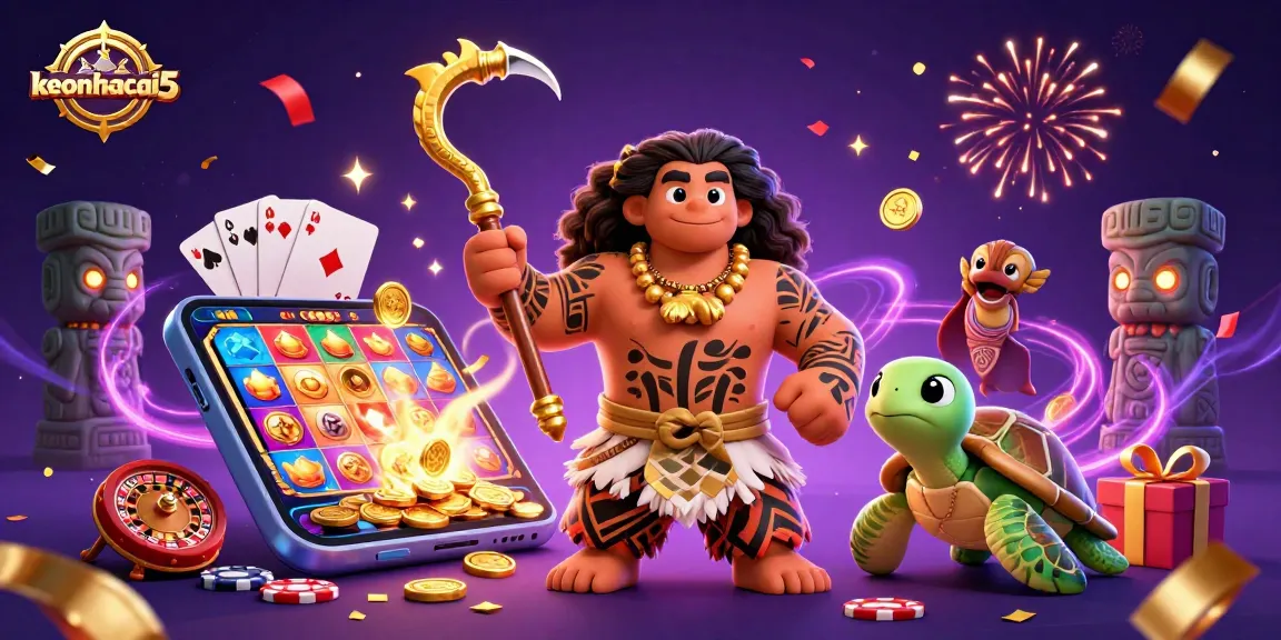 Engage with keonhacai5 and enjoy thrilling slot action amidst colorful characters and explosive game elements.