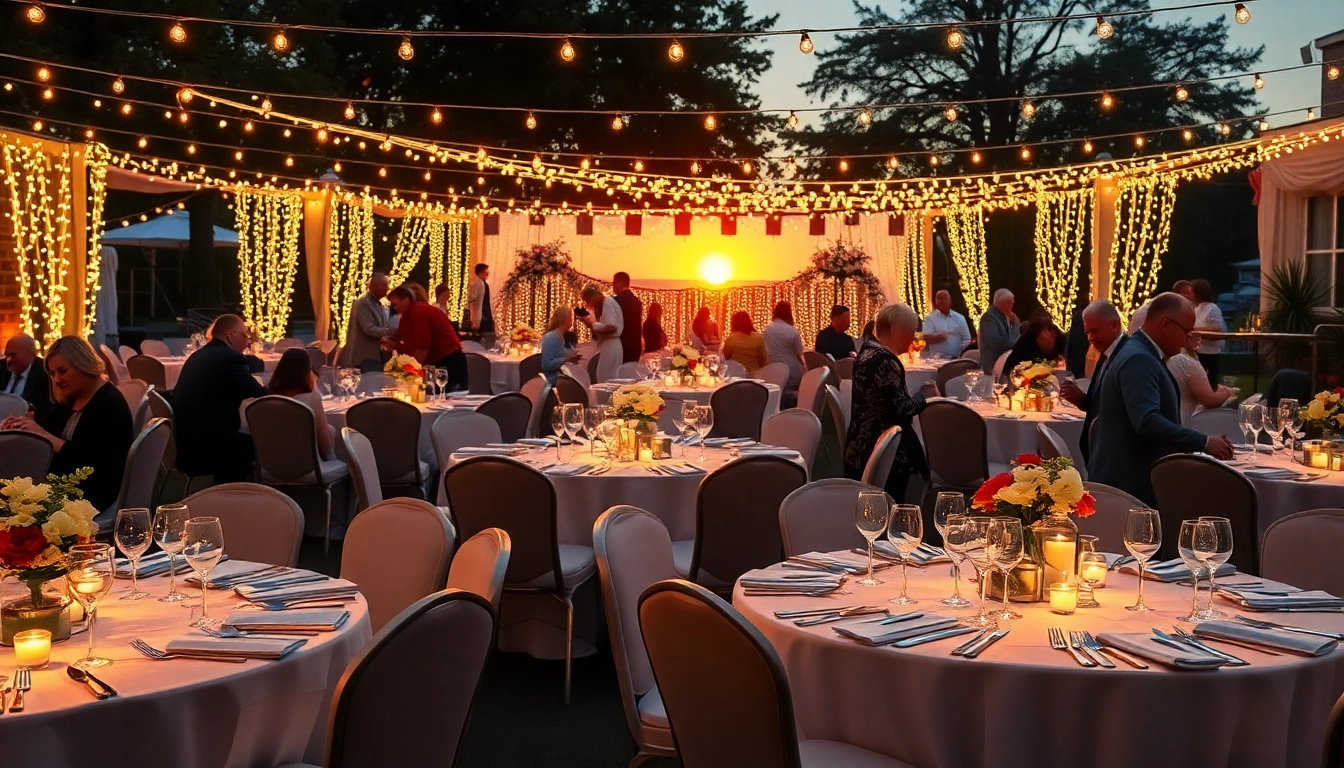 Enhance your Event Rentals with beautiful outdoor garden setups and elegant decorations.