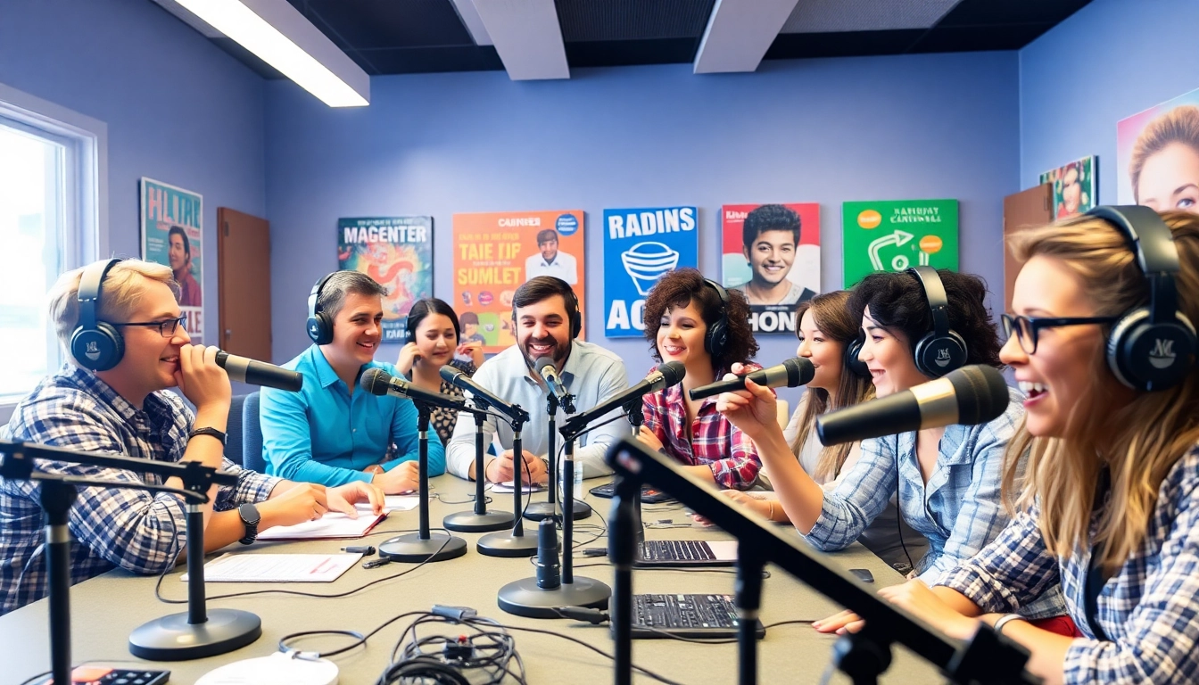 Engage with live discussions at https://chadronradio.com/ showcasing a vibrant radio station atmosphere.