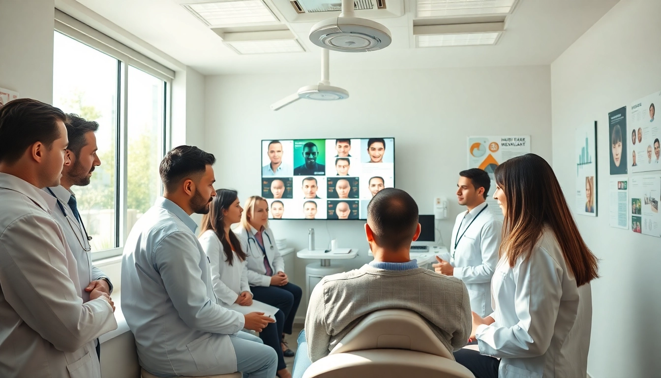 Expert consultation for hair transplant turkey in a modern clinic environment.