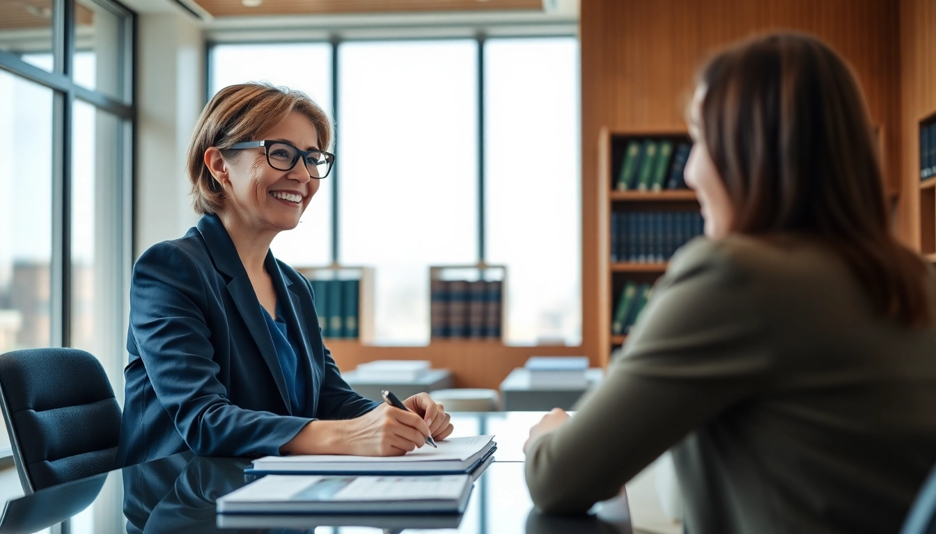 Consultation of experienced attorney from https://www.agslawfirm.com in a modern office.