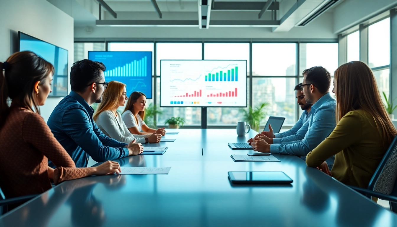 Rankingo w strategii marketingu cyfrowego, zespół omawia taktyki SEO.
