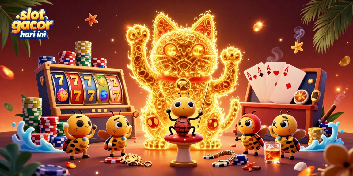 Experience exhilarating gameplay with slot gacor hari ini presented in a vibrant, dynamic casino scene.