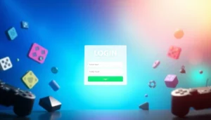 Mengakses sayaptogel login melalui layar antarmuka digital yang menarik.