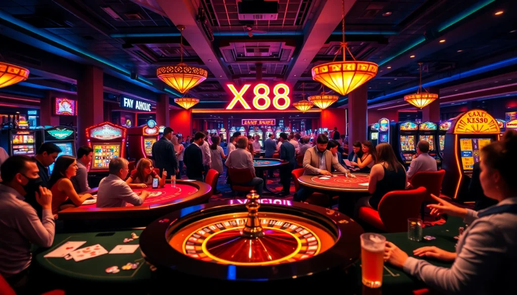 Experience the excitement of XX 88 at the roulette table, with players placing bets and engaging in thrilling gameplay.