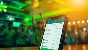Discover the best sports betting apps in India showcasing an engaging user interface on a smartphone.