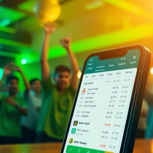 Discover the best sports betting apps in India showcasing an engaging user interface on a smartphone.