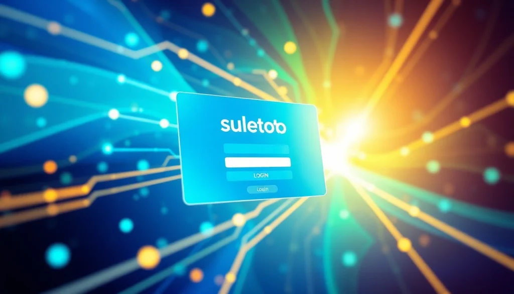 Masuk ke suletoto login dengan antarmuka digital modern dan warna cerah yang menarik.