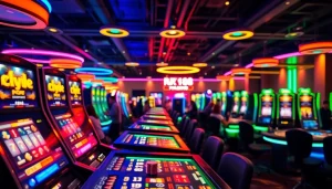 Experience the excitement of RR 88 with vibrant casino gaming visuals.