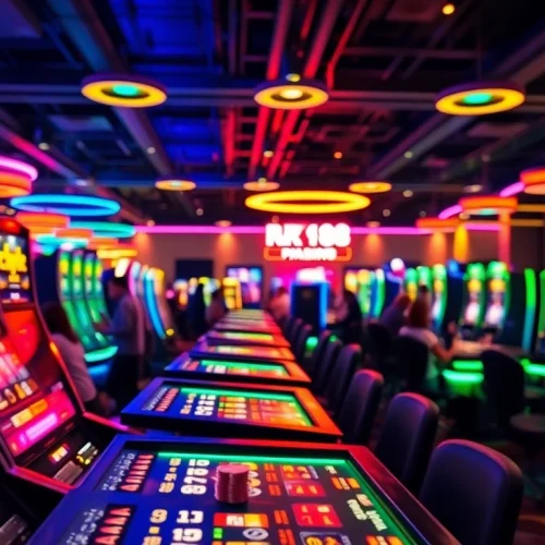 Experience the excitement of RR 88 with vibrant casino gaming visuals.