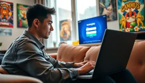 Masukkan komengtoto login saat bermain di laptop dengan suasana nyaman.