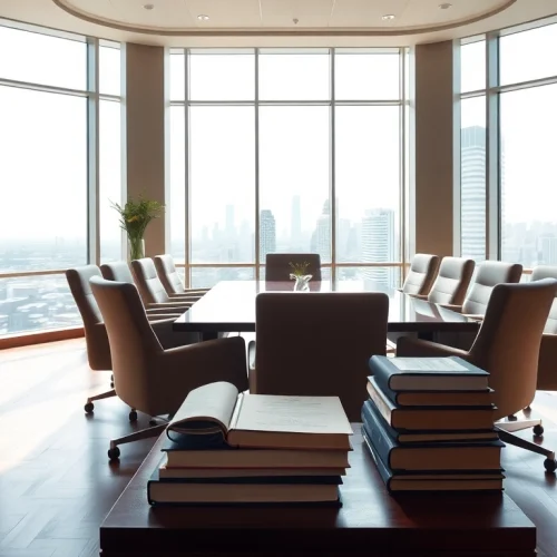 Consultation area at https://www.turnpikelaw.com with elegant furnishings and bright natural light.