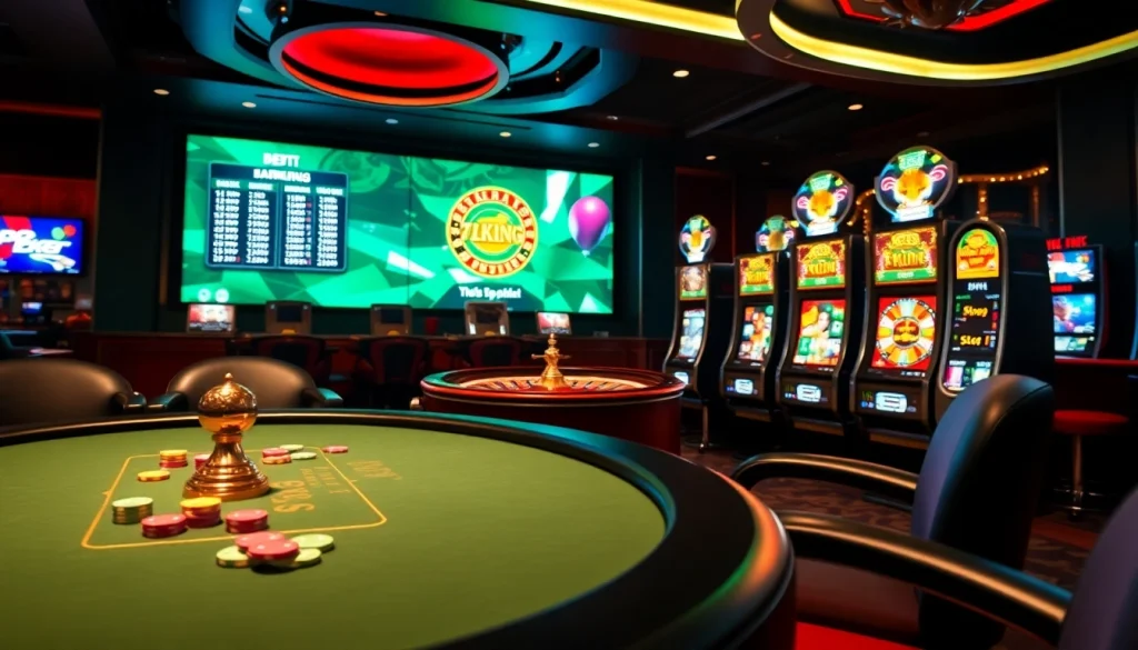 Experience the excitement of the 79king app with vibrant casino visuals including poker chips, cards, and slot machines.