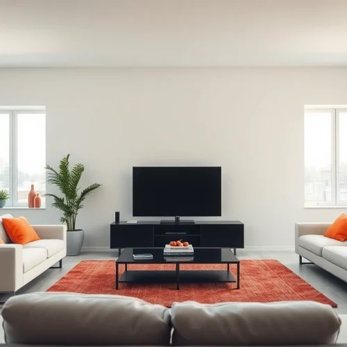 Transform your viewing experience with the elegant design of iron tv pro in a modern living room.