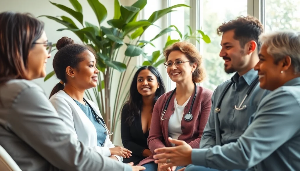 Engage in holistic health consultations in a professional setting with diverse participants.